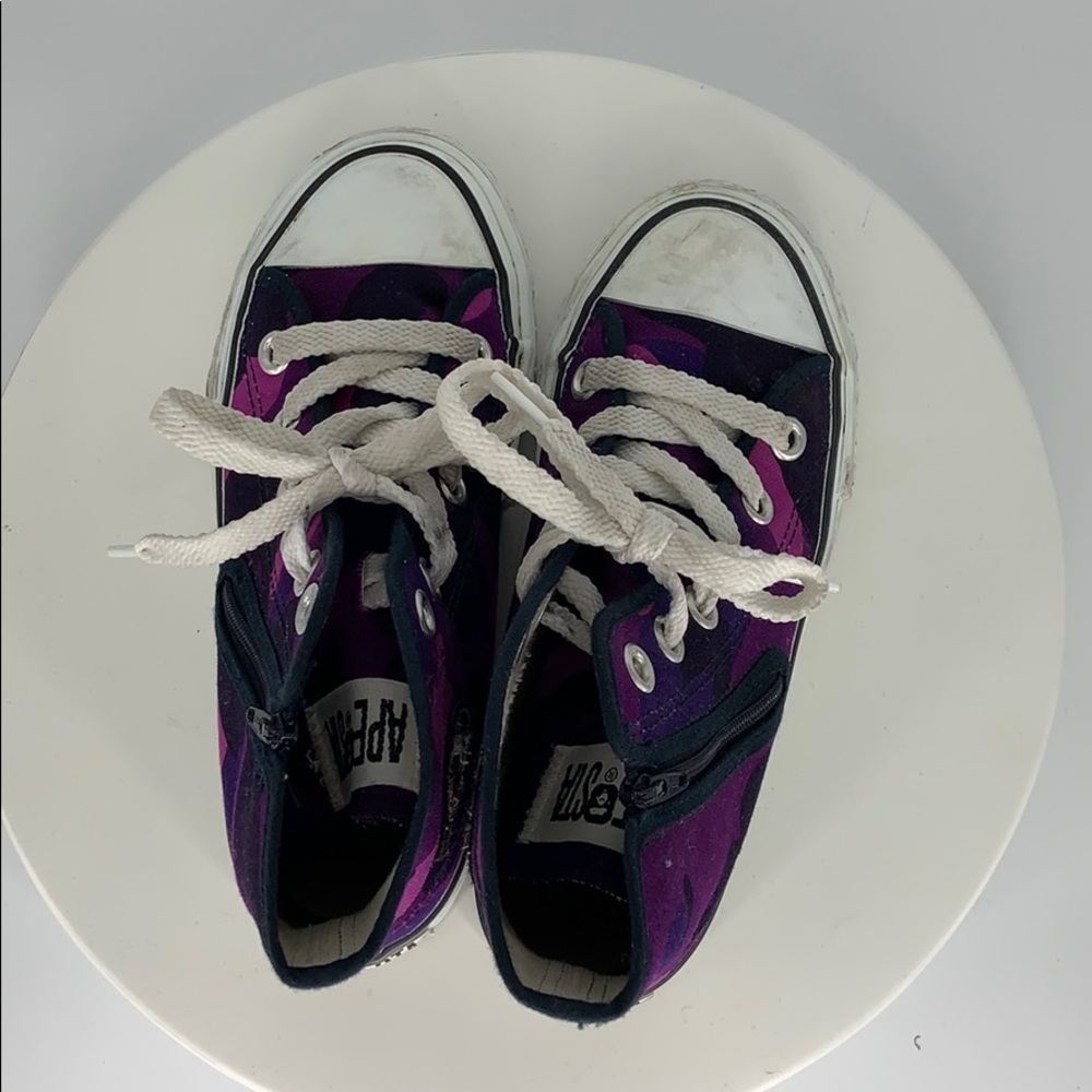 Rare-A Bathing Ape Apesta purple camo